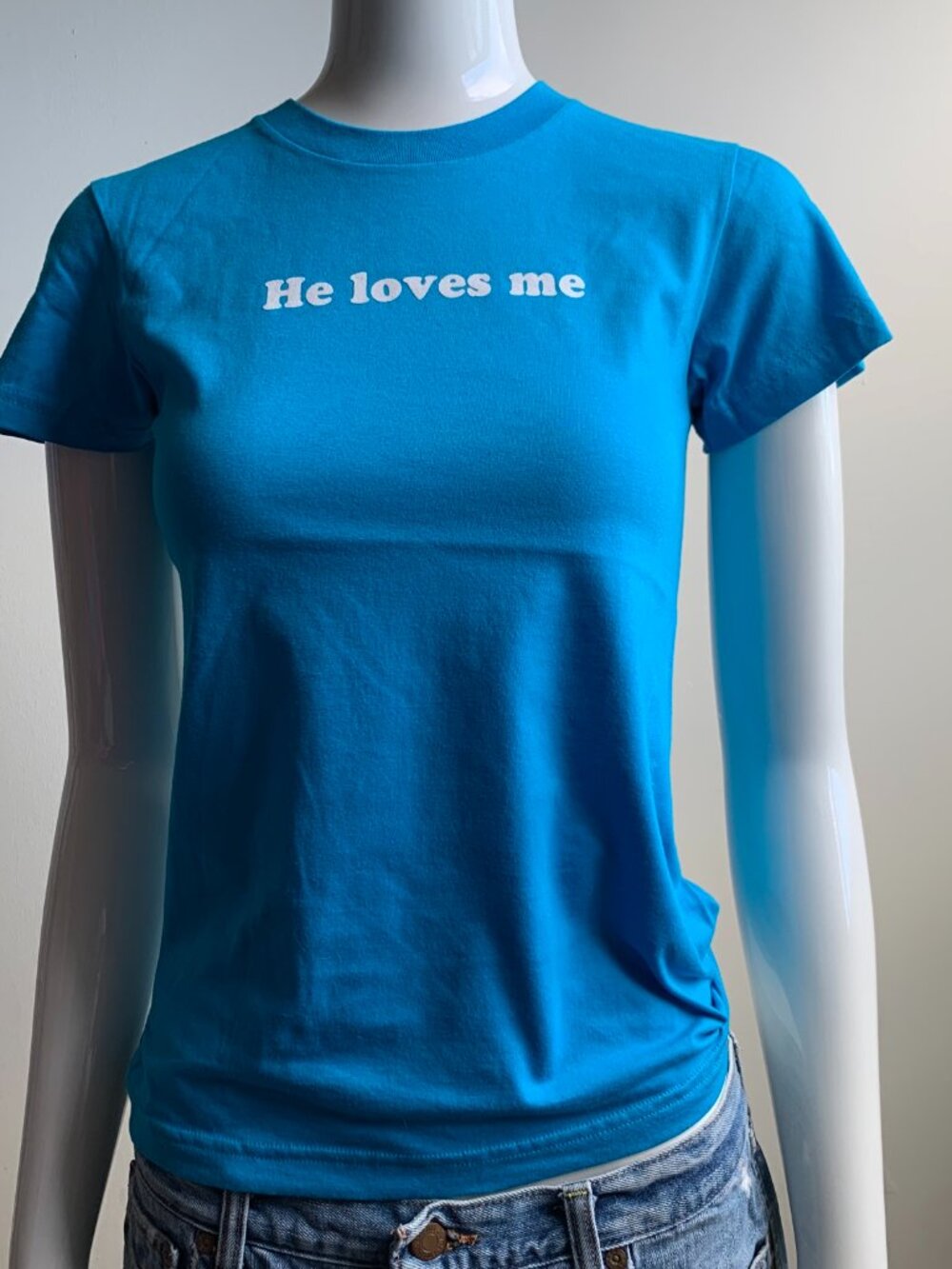 Adiqshun Orly Star He loves Me T-shirt top famous worn by Britney tshirt Vintage